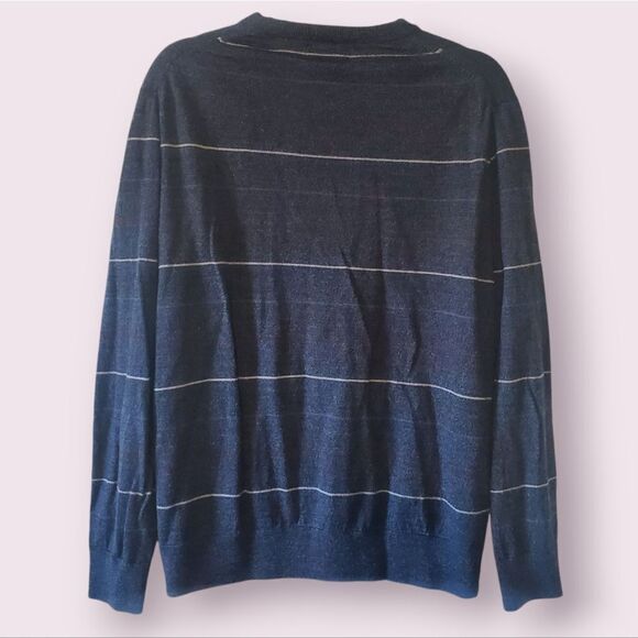 Banana Republic Sweater Men's Large Crewneck Pullover 100% Merino Wool | EUC - Picture 2 of 4